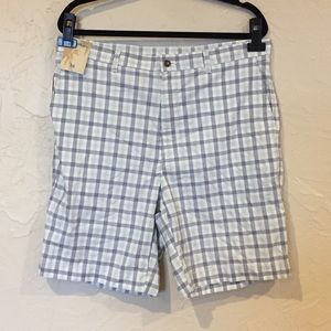 Men’s Roundtree & Yorke Caribbean plaid shorts 36